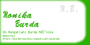 monika burda business card